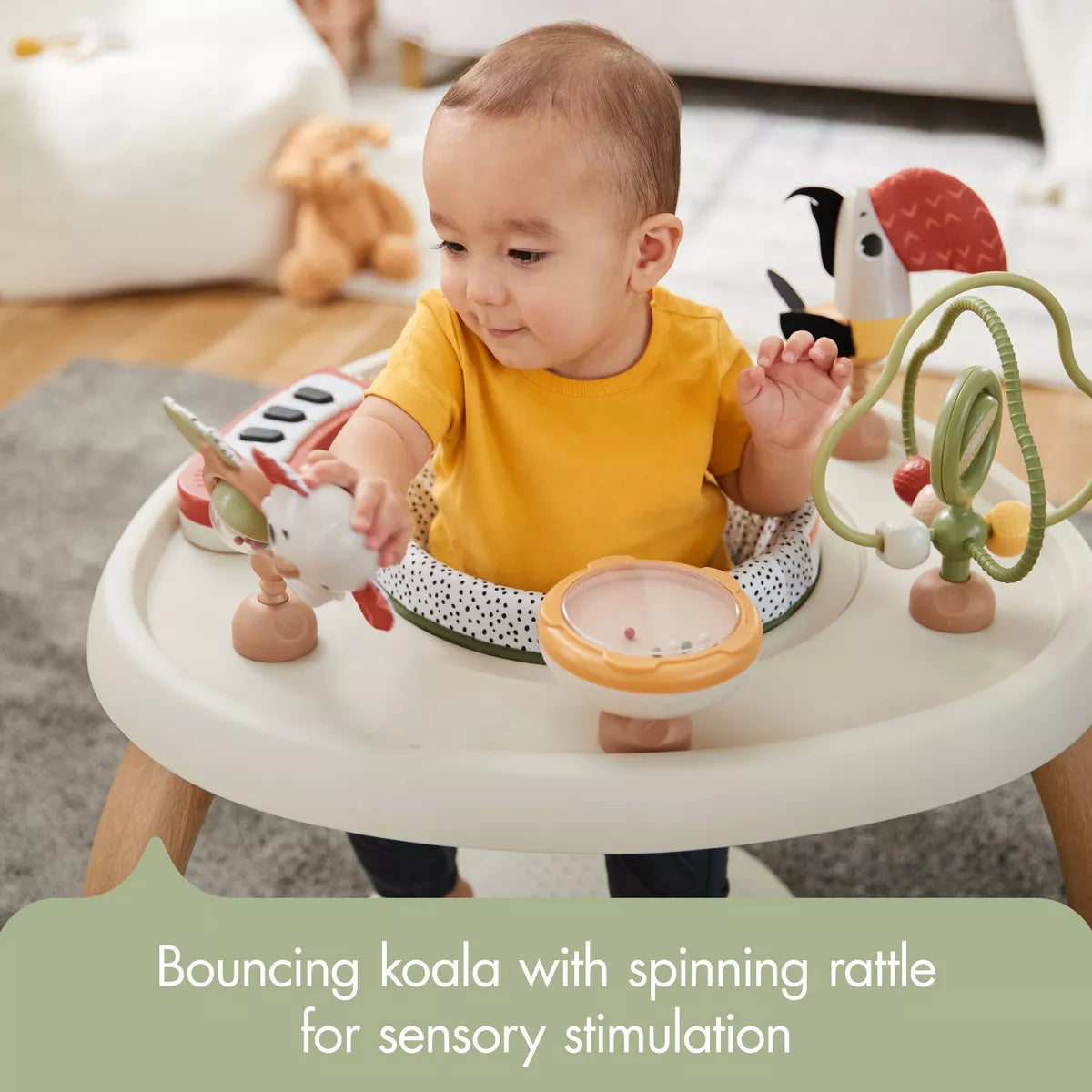 Tiny Love 5-In-1 Deluxe Stationary Activity Center - Boho