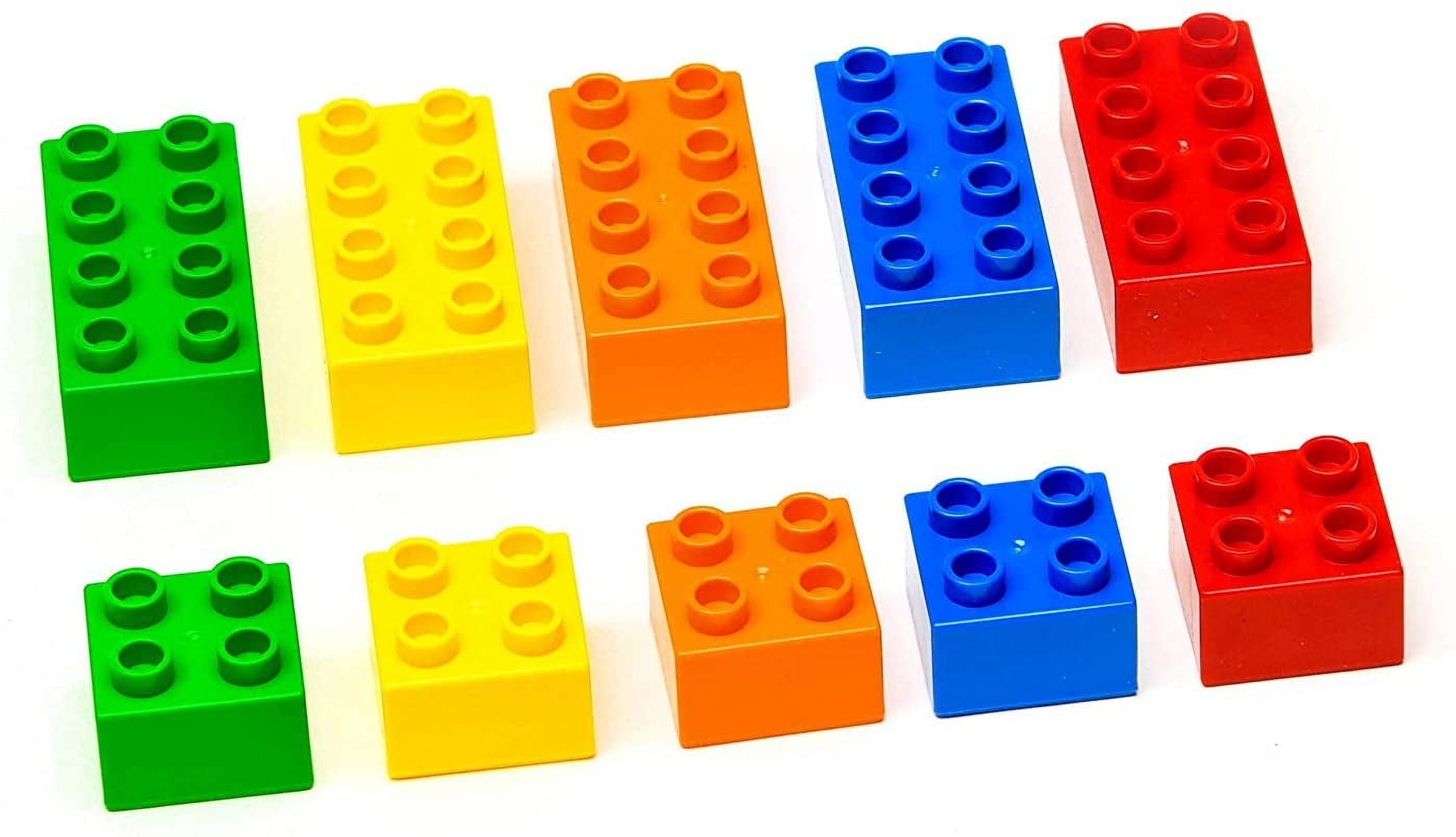 Classic Big Building Blocks Compatible with All Major Brands STEM Toy Large Building Bricks Set for All Ages-100 Piece | Kids Blocks, Stem Toys for Toddler | Educational Toys