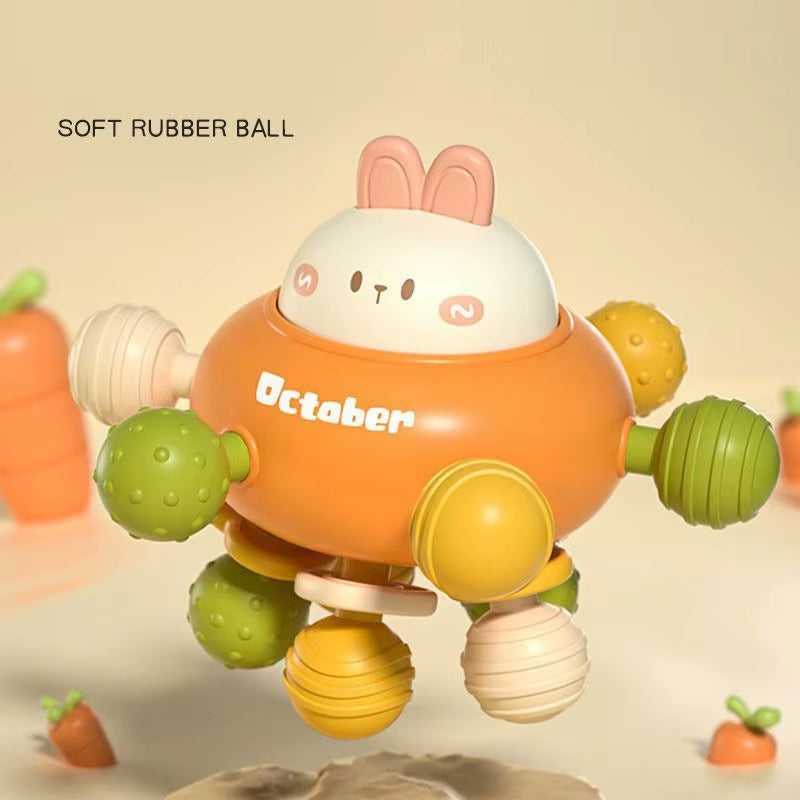 Montessori Toys Baby 0 12 Months Rattles Grasping Ball Infant Silicone Teethers Toy Sensory Activity Development Toys for Babies