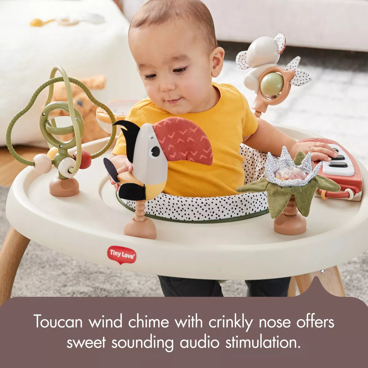 Tiny Love 5-In-1 Deluxe Stationary Activity Center - Boho