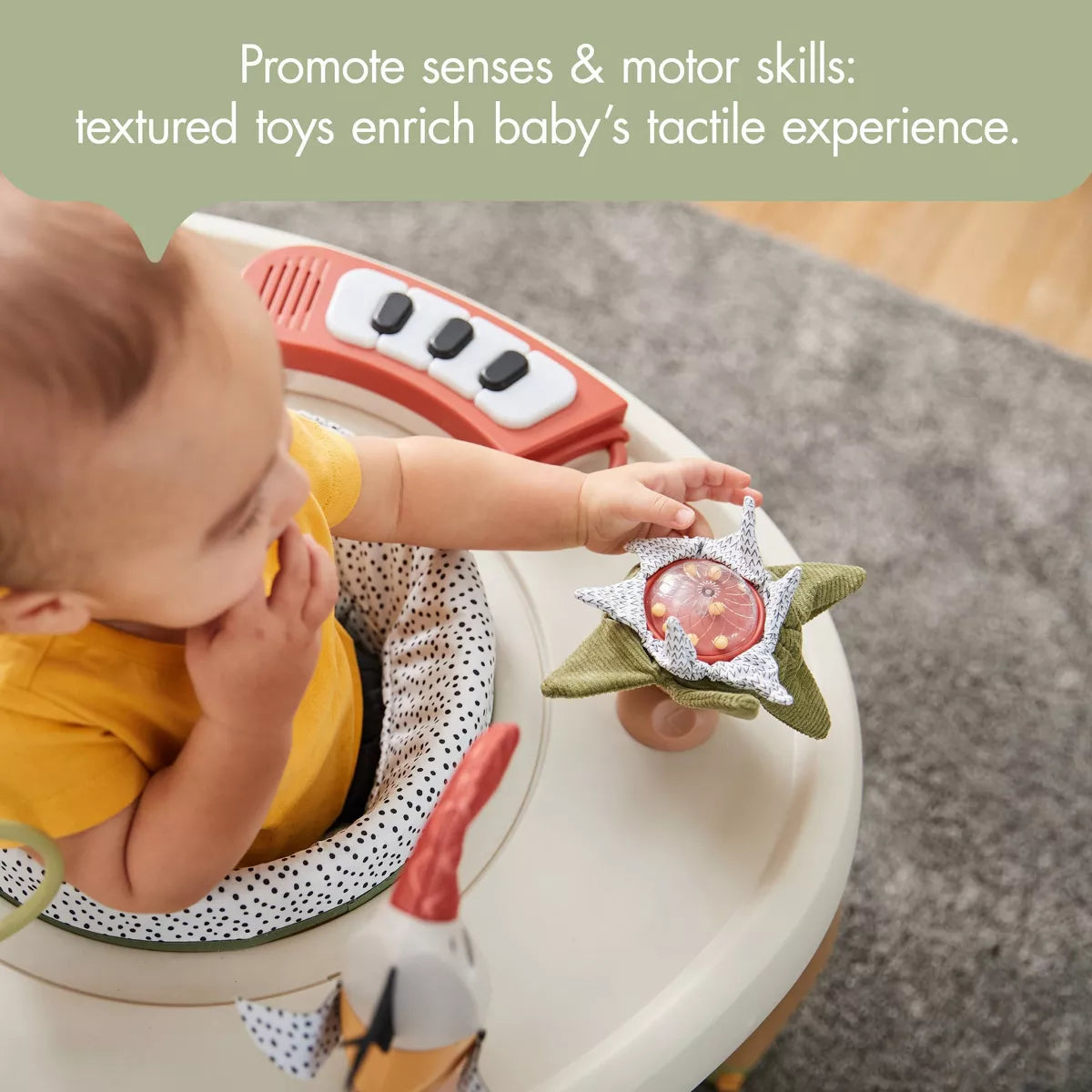 Tiny Love 5-In-1 Deluxe Stationary Activity Center - Boho