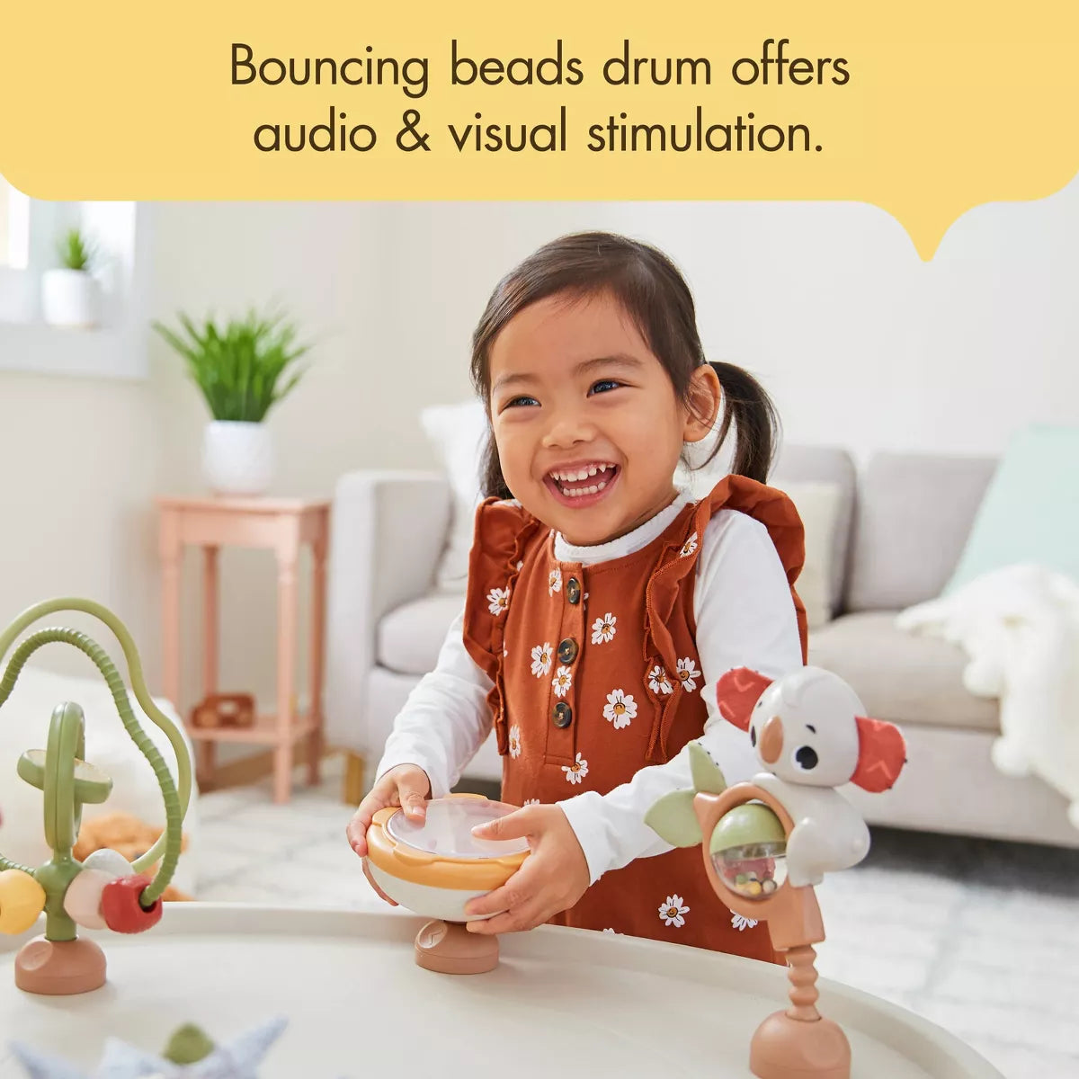 Tiny Love 5-In-1 Deluxe Stationary Activity Center - Boho