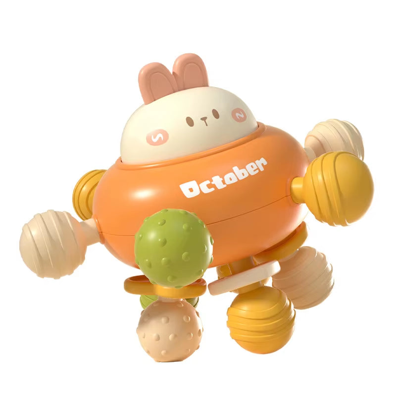 Montessori Toys Baby 0 12 Months Rattles Grasping Ball Infant Silicone Teethers Toy Sensory Activity Development Toys for Babies